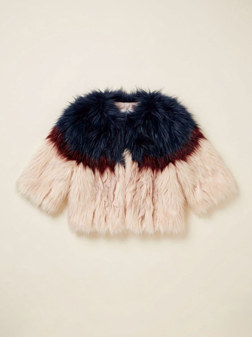 Chic Elie Saab Fur Coat Beautiful Dyed Raccoon Fur